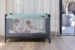 Qute Campingbed Q-sleep Mint/Antra -Babyproducten Winkel 1200x800 223
