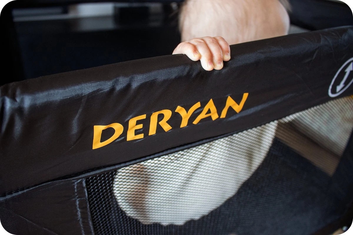 Deryan Believer Campingbedje - 120x60cm - Zwart 8 Deryan Believer Campingbedje - 120x60cm - Zwart - Afbeelding 8