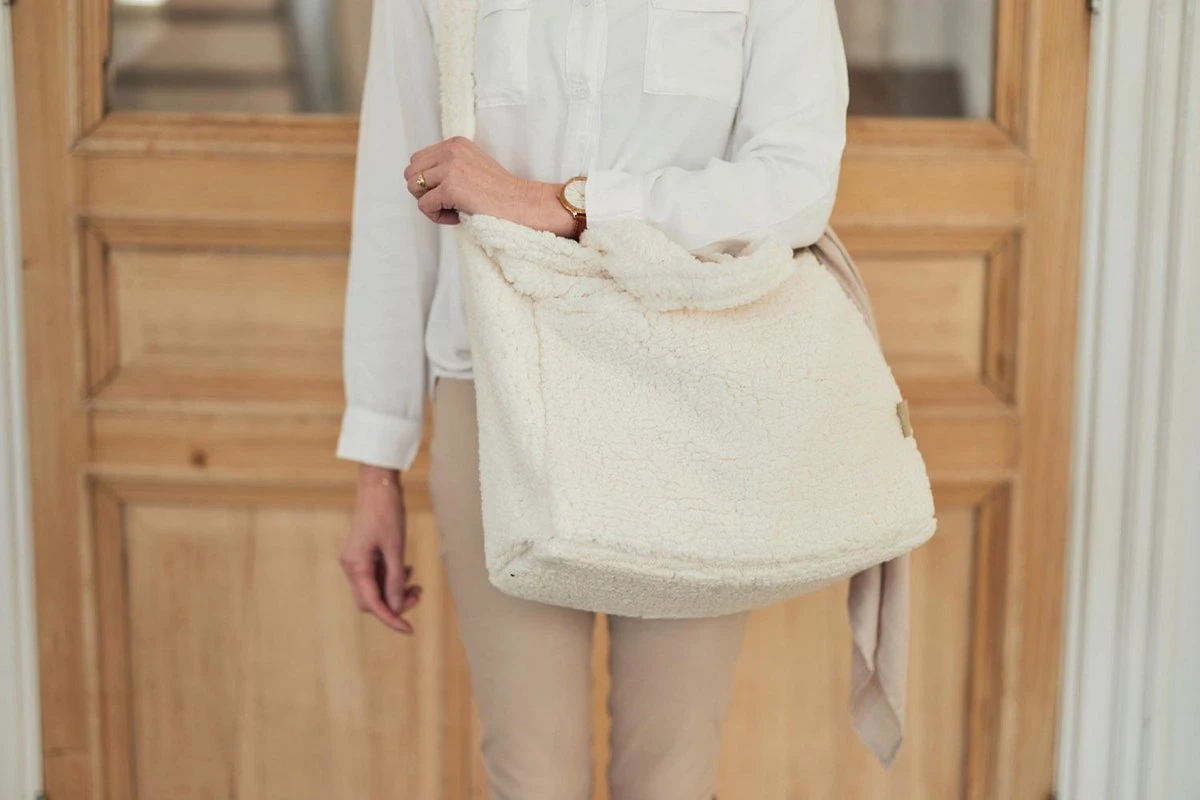 Jollein Luiertas Teddy - Cream White 8 Jollein Luiertas Teddy - Cream White - Afbeelding 8