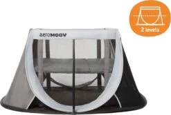 AeroMoov Instant Travel Cot Reisbed - Grey Rock -Babyproducten Winkel 1200x811 1