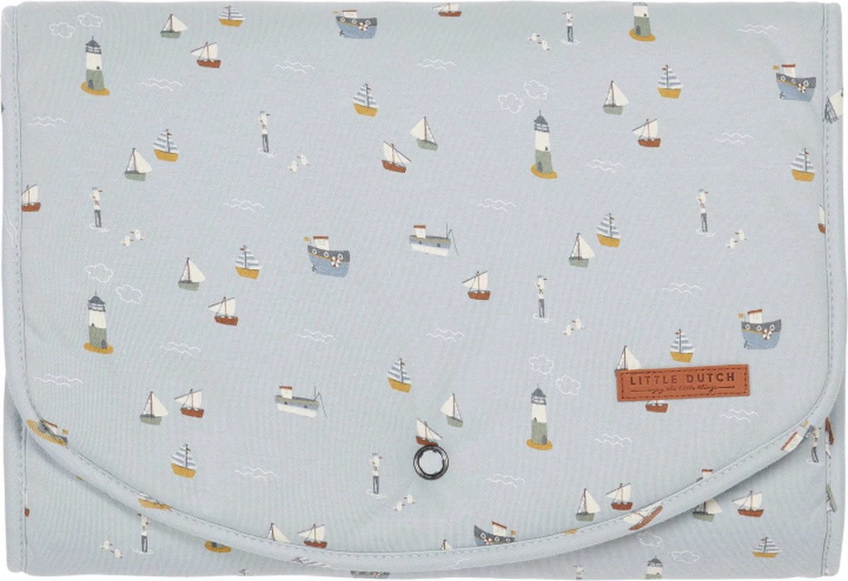 Little Dutch Verschoningsmatje Sailors Bay Blue 3 Little Dutch Verschoningsmatje Sailors Bay Blue - Afbeelding 3