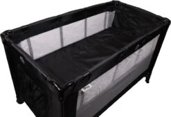 Ding Deluxe Black Campingbedje Incl. Bodemverhoger -Babyproducten Winkel 1200x823 4