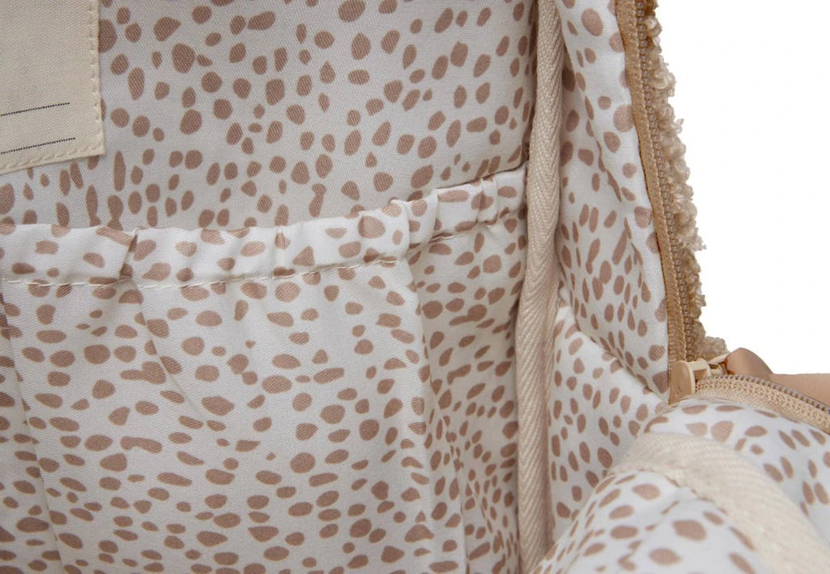 Jollein Luiertas Rugzak Boucle - Naturel 19 Jollein Luiertas Rugzak Boucle - Naturel - Afbeelding 19