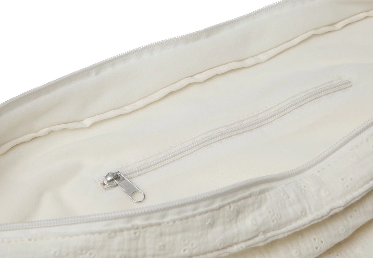 Jollein Shopper Embroidery - Ivory 3 Jollein Shopper Embroidery - Ivory - Afbeelding 3