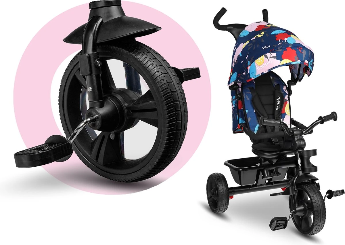 Lionelo Haari - Driewieler - Drankhouder - 2in1 - Tot 36+ 7 Lionelo Haari - Driewieler - Drankhouder - 2in1 - Tot 36+ - Afbeelding 7