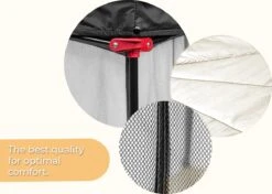 Deryan Draagbare Kinderbox - Zwart - Vaste Matrasbodem - Reisbox - Campingbedje -Babyproducten Winkel 1200x853 1