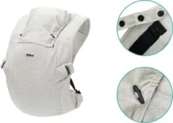 Fillikid Premium Draagzak - 2 In 1 - Ergonomisch - EU Gecertificeerd - Natural Sand - Ontworpen Met Draagconsulent -Babyproducten Winkel 1200x856 3