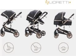Merkloos Lioretti® Luxe Baby Buggy 3 In 1 | Baby Wagen | Kinderwagen Met Stoel En Wieg | Inklapbaar | Hoge Kwaliteit | Combi | Zwart 32 Merkloos Lioretti® Luxe Baby Buggy 3 In 1 | Baby Wagen | Kinderwagen Met Stoel En Wieg | Inklapbaar | Hoge Kwaliteit | Combi | Zwart -Babyproducten Winkel 1200x877 1