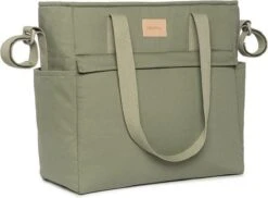 Nobodinoz Baby On The Go Luiertas Olive Green -Babyproducten Winkel 1200x883