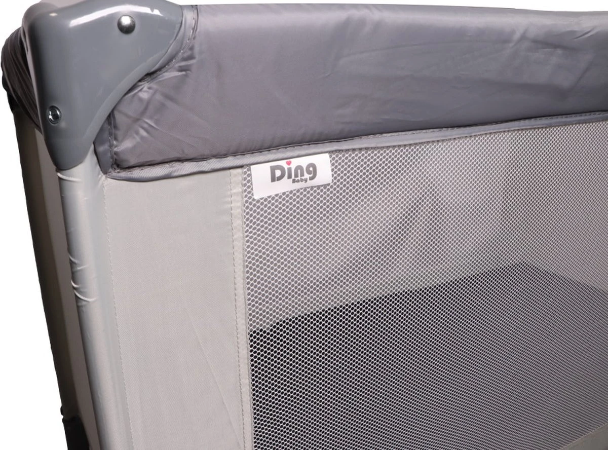 Ding Campingbedje - Grijs - 120x60 Cm - Reisbedje Inclusief Bodemmatrasje 6 Ding Campingbedje - Grijs - 120x60 Cm - Reisbedje Inclusief Bodemmatrasje - Afbeelding 6