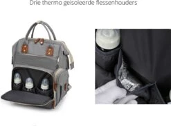 Humpy Dumpy Stijlvolle Luiertas Rugzak (Zwart) Met Uitschuifbaar Verschoon/ Slaap Bedje. Incl. Verschoon Matje, USB Poort & Buggy Straps 19 Humpy Dumpy Stijlvolle Luiertas Rugzak (Zwart) Met Uitschuifbaar Verschoon/ Slaap Bedje. Incl. Verschoon Matje, USB Poort & Buggy Straps -Babyproducten Winkel 1200x890 1