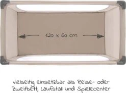 Hauck Dream N Play Campingbedje Set - Met Matras En Muggennet - Beige -Babyproducten Winkel 1200x893 7