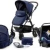 Kinderkraft Moov 3 In 1 Kinderwagen - Inclusief Autostoel - Navy
