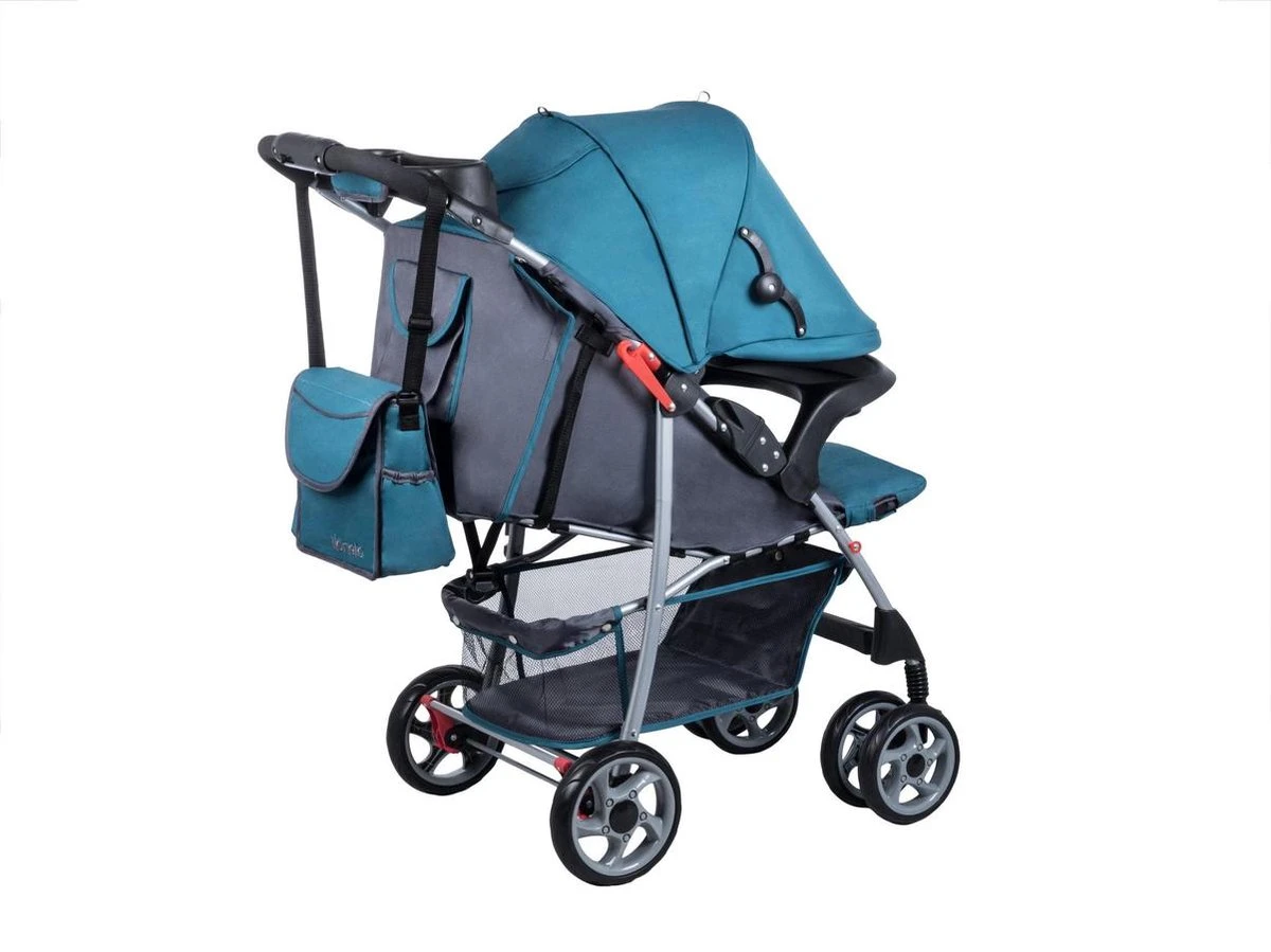 Lionelo Emma Plus – Kinderwagen - Blauw Scandi - 6 Maanden Tot 5 Jaar 19 Lionelo Emma Plus – Kinderwagen - Blauw Scandi - 6 Maanden Tot 5 Jaar - Afbeelding 19