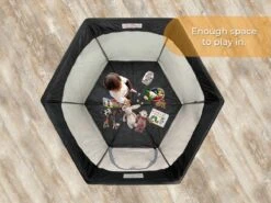Deryan Draagbare Kinderbox - Zwart - Vaste Matrasbodem - Reisbox - Campingbedje -Babyproducten Winkel 1200x900 50