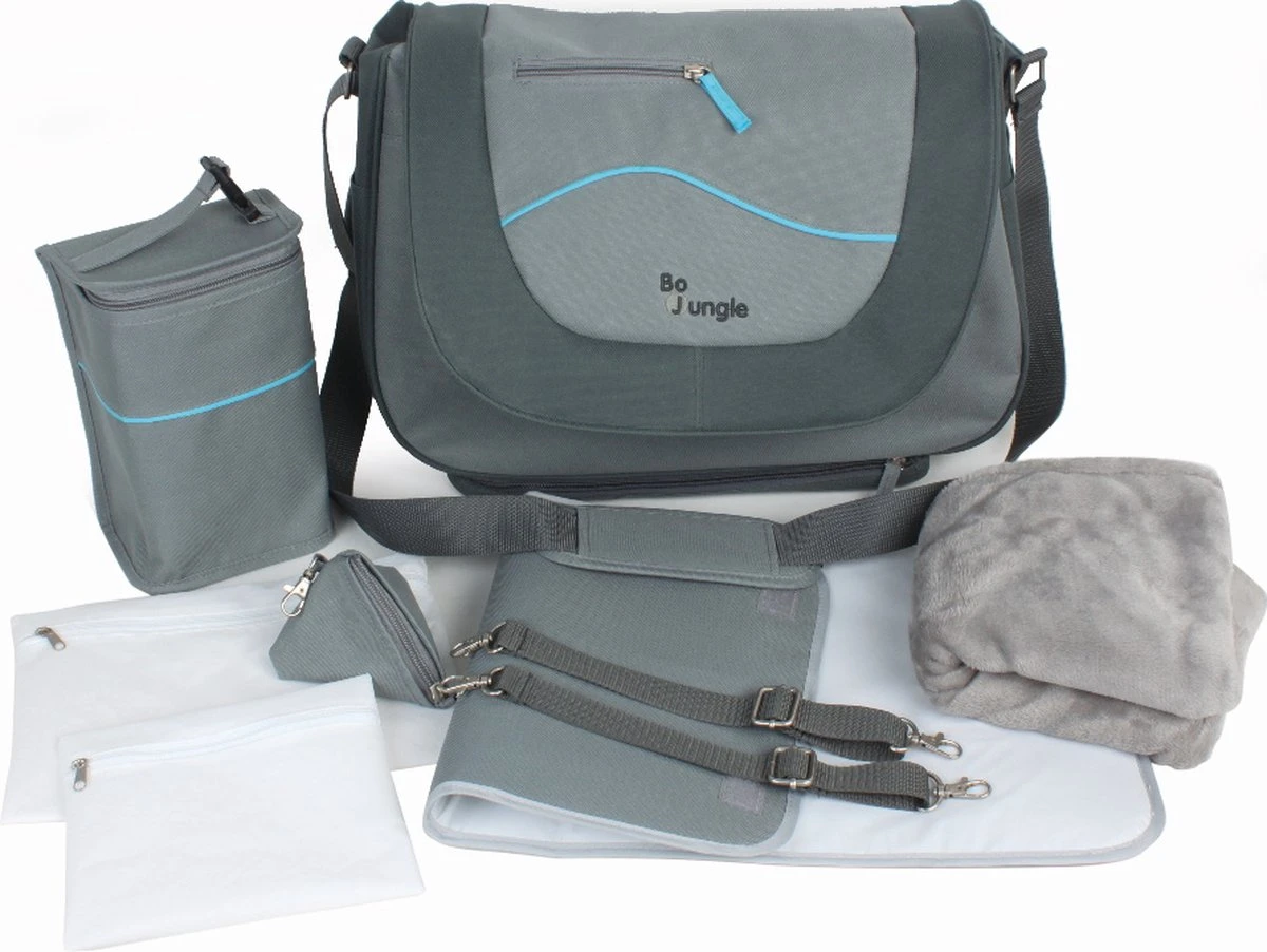 Bo Jungle B-Leisure Grey Verzorgingstas B300420 1 Bo Jungle B-Leisure Grey Verzorgingstas B300420