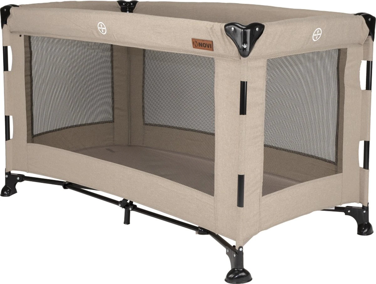 Reisbed Novi Baby® Nora Luxe Sand/Black 7 Reisbed Novi Baby® Nora Luxe Sand/Black - Afbeelding 7