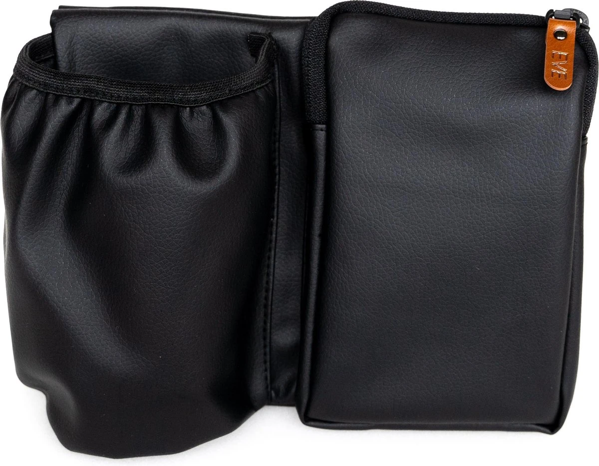 EVE Kids Heupdrager - Baby En Peuter - Heupzitje - Draagzak - Zwart Leer 2 EVE Kids Heupdrager - Baby En Peuter - Heupzitje - Draagzak - Zwart Leer - Afbeelding 2