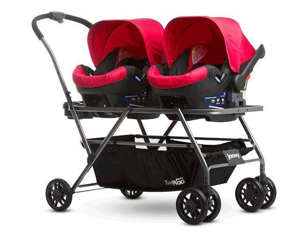 Joovy Twin Roo Kinderwagen + Maxi Cosi Adapter 6 Joovy Twin Roo Kinderwagen + Maxi Cosi Adapter - Afbeelding 6