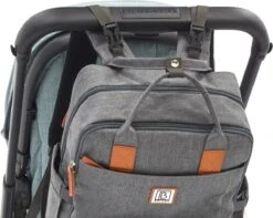 Brisby Slijtvaste Luiertas – Verzorgingstas – Met Buggymontage -Donkergrijs -Babyproducten Winkel 1200x955 3