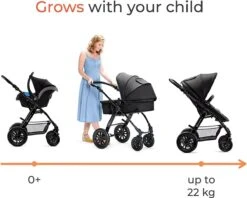 Kinderkraft Moov 3 In 1 Kinderwagen - Inclusief Autostoel - Black 19 Kinderkraft Moov 3 In 1 Kinderwagen - Inclusief Autostoel - Black -Babyproducten Winkel 1200x962 2
