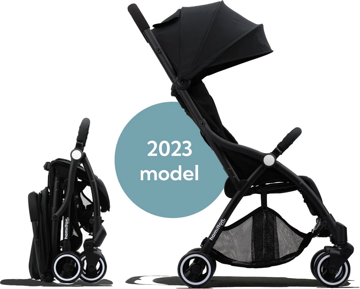 Hamilton By Yoop S1 Plus Buggy – Nieuw En Hoger 2023 Model – Premium Budget Stroller Met One Hand Folding Technologie – Zwart/Antraciet – Lichte, Verstelbare En Wendbare Kinderwagen Met Vele Gemakken 1 Hamilton By Yoop S1 Plus Buggy – Nieuw En Hoger 2023 Model – Premium Budget Stroller Met One Hand Folding Technologie – Zwart/Antraciet – Lichte, Verstelbare En Wendbare Kinderwagen Met Vele Gemakken