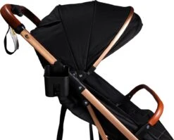 Ding Vivo Wandelwagen - Zwart/Rose - Inklapbare Buggy - Inclusief Boodschappenmandje En Zonnekap -Babyproducten Winkel 1200x967 6