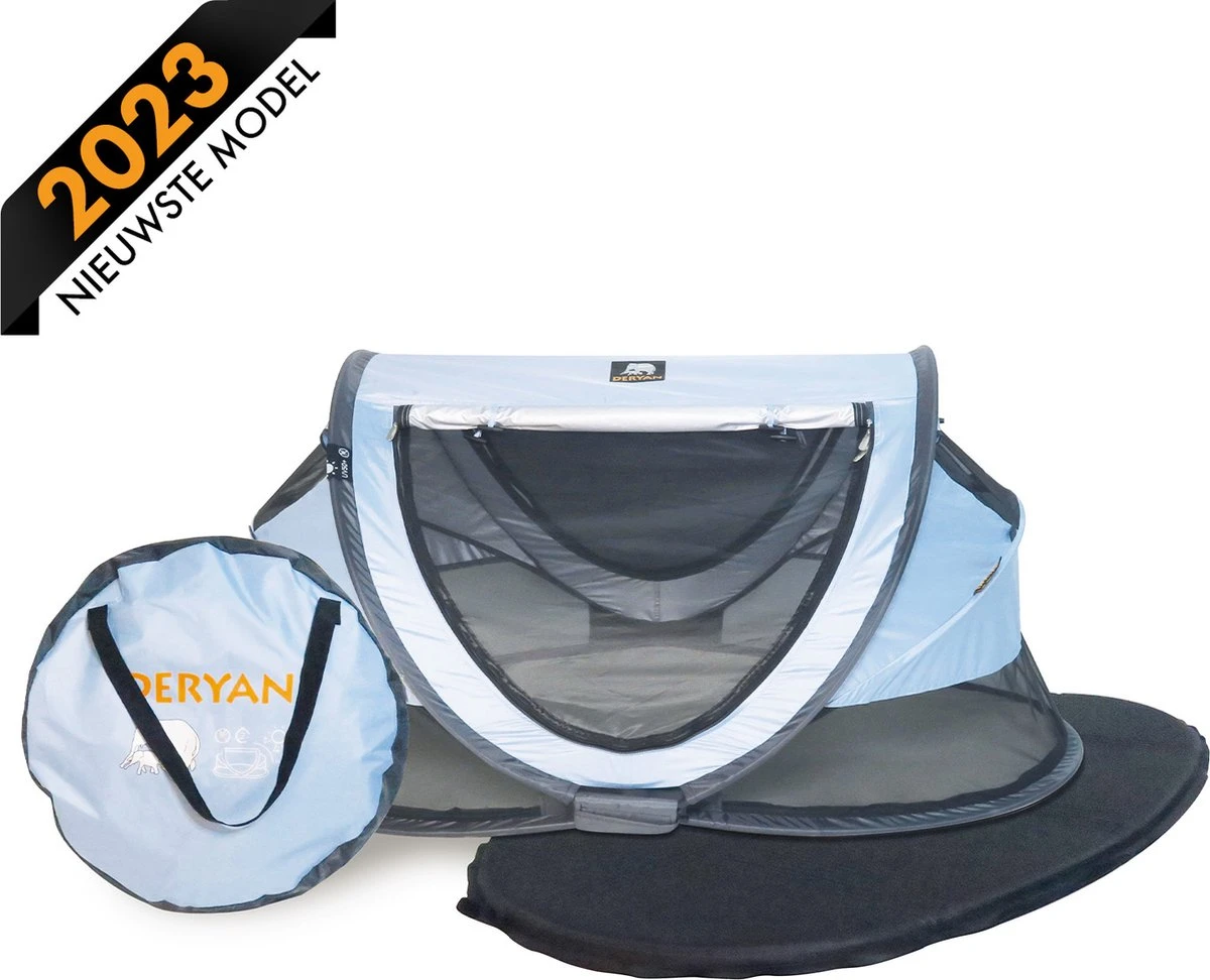 Deryan Peuter Luxe Campingbedje – Inclusief Zelfopblaasbare Matras - Blue 1 Deryan Peuter Luxe Campingbedje – Inclusief Zelfopblaasbare Matras - Blue