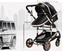 Merkloos Lioretti® Luxe Baby Buggy 3 In 1 | Baby Wagen | Kinderwagen Met Stoel En Wieg | Inklapbaar | Hoge Kwaliteit | Combi | Zwart 19 Merkloos Lioretti® Luxe Baby Buggy 3 In 1 | Baby Wagen | Kinderwagen Met Stoel En Wieg | Inklapbaar | Hoge Kwaliteit | Combi | Zwart -Babyproducten Winkel 1200x976 5