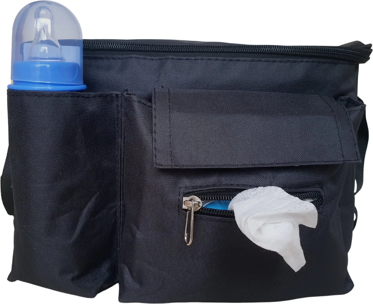 Janse Luiertas - Schoudertas - Baby Tas - Verzorgingstas - Kinderwagen Tas - Babyshower - Mommy Bag - Buggy Tas - Diaper Bag - Kinderwagen Organizer 3 Janse Luiertas - Schoudertas - Baby Tas - Verzorgingstas - Kinderwagen Tas - Babyshower - Mommy Bag - Buggy Tas - Diaper Bag - Kinderwagen Organizer - Afbeelding 3