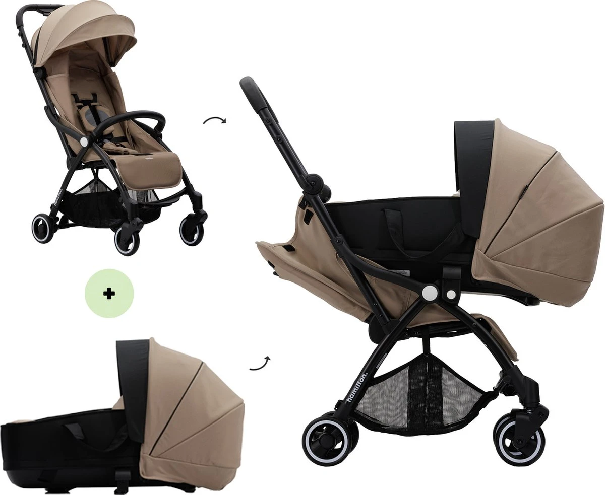 Hamilton By Yoop X1 Plus Kinderwagen - Buggy Met Monteerbare Wieg - Premium Stroller Met One Hand Folding Technologie - Nieuw, Hoger, Uitgebreider 2023 Model - Kaki - Licht, Verstelbaar, Wendbaar En Geschikt Van 0 Maanden Tot 4 Jaar 1 Hamilton By Yoop X1 Plus Kinderwagen - Buggy Met Monteerbare Wieg - Premium Stroller Met One Hand Folding Technologie - Nieuw, Hoger, Uitgebreider 2023 Model - Kaki - Licht, Verstelbaar, Wendbaar En Geschikt Van 0 Maanden Tot 4 Jaar