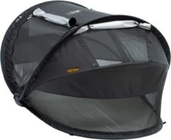 Deryan Peuter Luxe Campingbedje – Inclusief Zelfopblaasbare Matras - Zwart -Babyproducten Winkel 1200x983 2