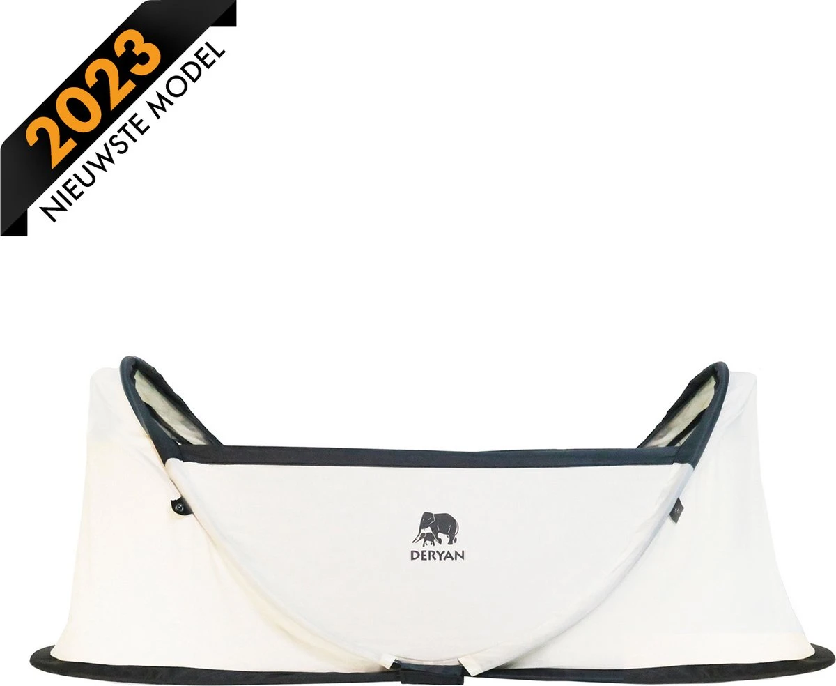 Deryan Infant BabyBox Campingbedje - Baby Klamboe - Cream 1 Deryan Infant BabyBox Campingbedje - Baby Klamboe - Cream