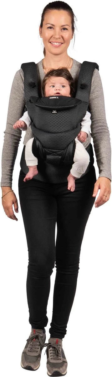 Dooky Ergonomische Draagzak Urban Comfort Grey Sapphire 12 Dooky Ergonomische Draagzak Urban Comfort Grey Sapphire - Afbeelding 12