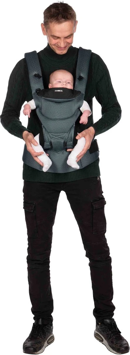 Dooky Ergonomische Draagzak Urban Comfort Green Emerald 7 Dooky Ergonomische Draagzak Urban Comfort Green Emerald - Afbeelding 7