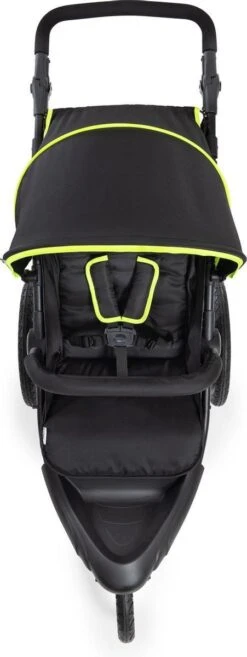 Hauck Runner Kinderwagen - Zwart/Neon Geel -Babyproducten Winkel 451x1200