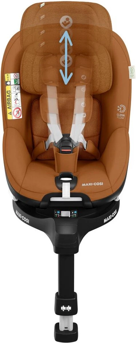 Maxi-Cosi Mica Pro Eco I-Size Autostoeltje - 360° Draaibaar - Gerecyclede Stoffen - Authentic Cognac - Vanaf De Geboorte Tot Ca. 4 Jaar 8 Maxi-Cosi Mica Pro Eco I-Size Autostoeltje - 360° Draaibaar - Gerecyclede Stoffen - Authentic Cognac - Vanaf De Geboorte Tot Ca. 4 Jaar - Afbeelding 8