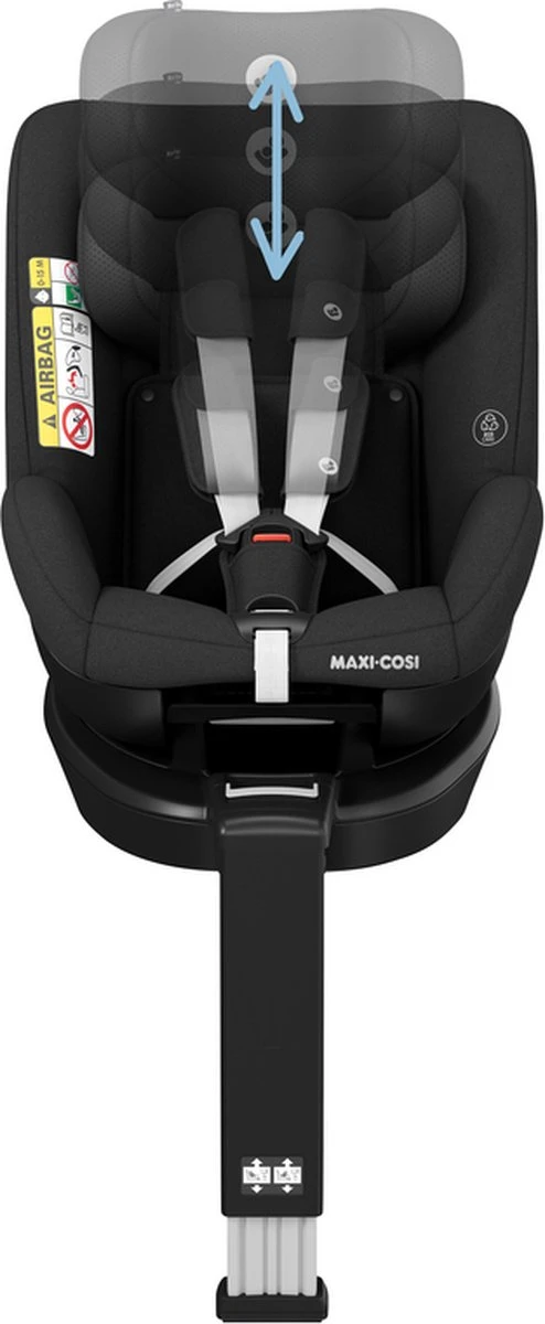 Maxi-Cosi Mica Eco I-Size Autostoeltje - 360° Draaibaar - Gerecyclede Stoffen - Authentic Black 10 Maxi-Cosi Mica Eco I-Size Autostoeltje - 360° Draaibaar - Gerecyclede Stoffen - Authentic Black - Afbeelding 10