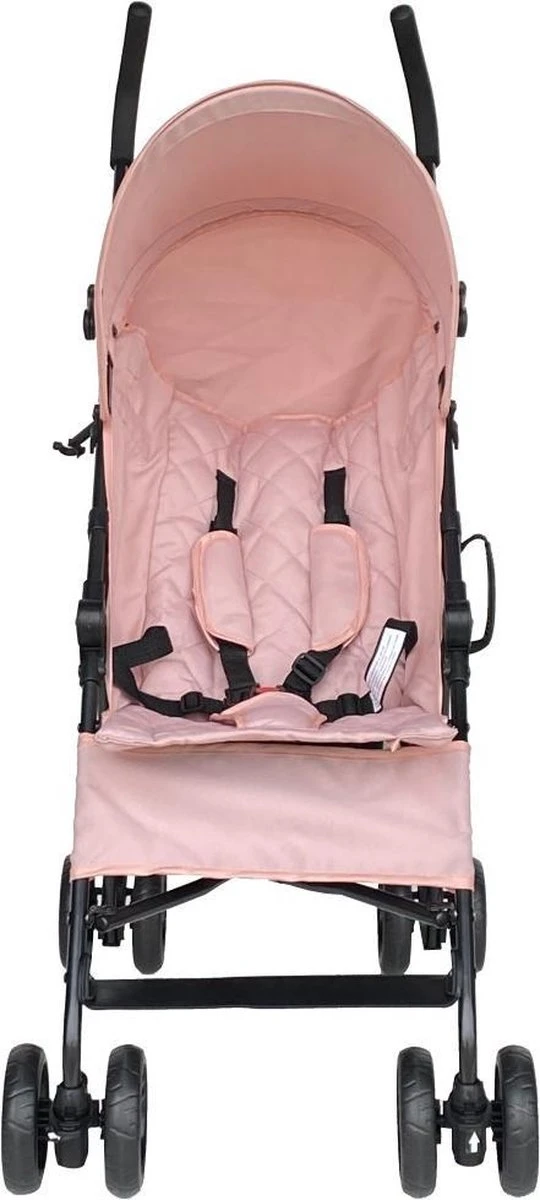 Cabino Buggy Plooibuggy Lichtgewicht Multi Standen Comfortabele Rugleuning & Tot 22 Kg Soft Pink 4 Cabino Buggy Plooibuggy Lichtgewicht Multi Standen Comfortabele Rugleuning & Tot 22 Kg Soft Pink - Afbeelding 4