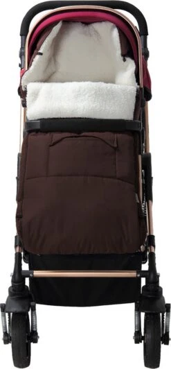 Monzana Voetenzak - Voor Kinderwagen Of Stoeltje - 93x56cm Bruin -Babyproducten Winkel 557x1200 1