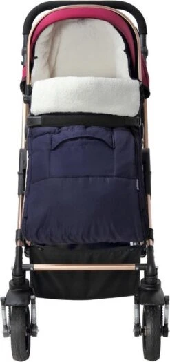 Monzana Voetenzak - Voor Kinderwagen Of Stoeltje - 93x56cm Donkerblauw -Babyproducten Winkel 563x1200