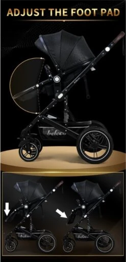 Merkloos 3 In 1 Kinderwagen - Buggy - Opklapbare Wandelwagen - Opvouwbaar - Kinderwagen 3 In 1 - Wandelwagen - Kinderwagens - Kinderwagen 3 In 1 Incl Autostoel - Wandelwagen Baby - Maxi-Cosi -Babyproducten Winkel 579x1200 1