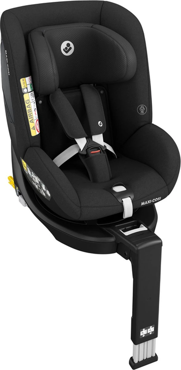 Maxi-Cosi Mica Eco I-Size Autostoeltje - 360° Draaibaar - Gerecyclede Stoffen - Authentic Black 13 Maxi-Cosi Mica Eco I-Size Autostoeltje - 360° Draaibaar - Gerecyclede Stoffen - Authentic Black - Afbeelding 13