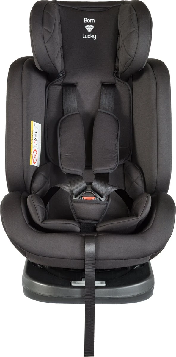 Born Lucky Meegroei Autostoel Roadline SPS ISOFIX - Groep 0/1/2/3 - 360° Draaibaar - Zwart 17 Born Lucky Meegroei Autostoel Roadline SPS ISOFIX - Groep 0/1/2/3 - 360° Draaibaar - Zwart - Afbeelding 17
