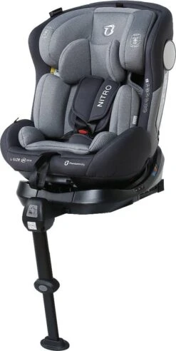 Autostoel Titanium Baby Nitro I-Size 360° 0-1-2-3 Isofix Rotation Grey -Babyproducten Winkel 602x1200