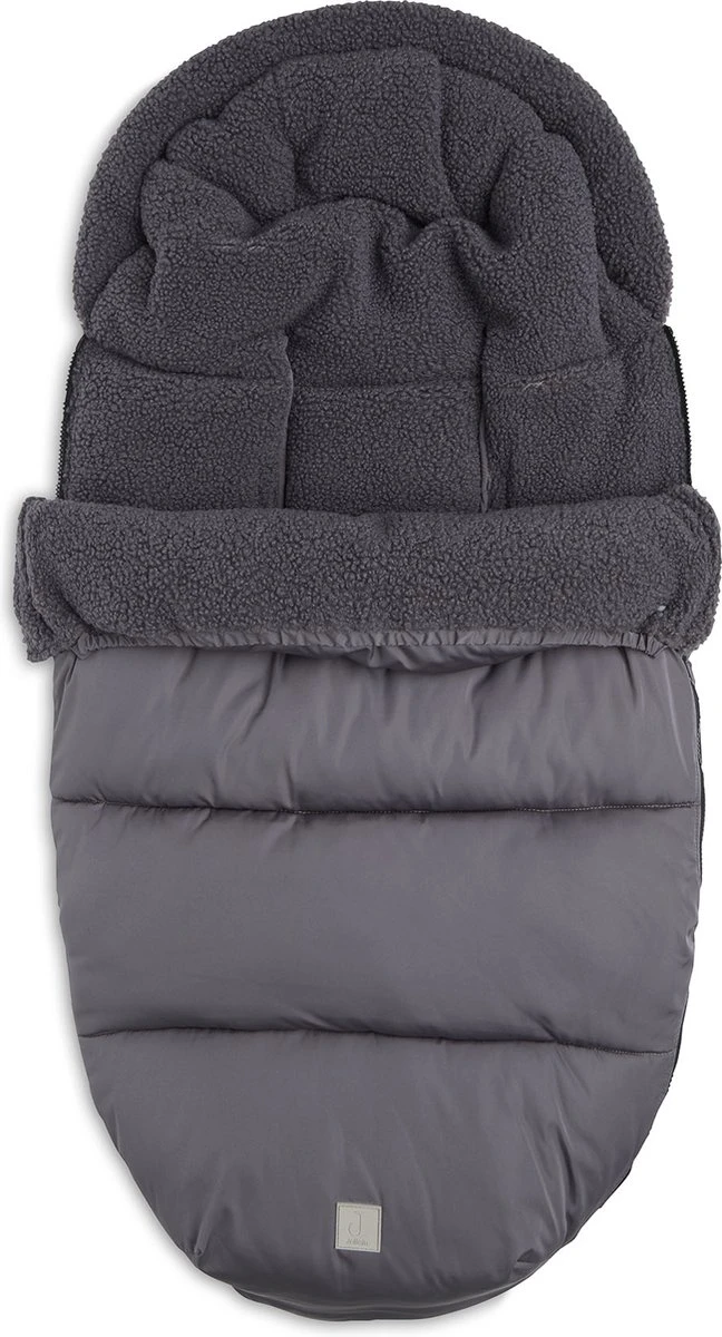 Jollein Voetenzak Voor Buggy & Wandelwagen - Grey 2 Jollein Voetenzak Voor Buggy & Wandelwagen - Grey - Afbeelding 2