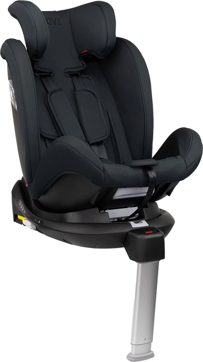 Autostoel Novi Baby® David Premium 0-1-2-3 Isofix 360° Rotation All Black 4 Autostoel Novi Baby® David Premium 0-1-2-3 Isofix 360° Rotation All Black - Afbeelding 4