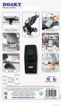 Dooky Telefoonhouder Smartphone Telefoon Houder 360* Rotatie Universeel Kinderwagen Fiets Zwart 22 Dooky Telefoonhouder Smartphone Telefoon Houder 360* Rotatie Universeel Kinderwagen Fiets Zwart -Babyproducten Winkel 701x1200 7