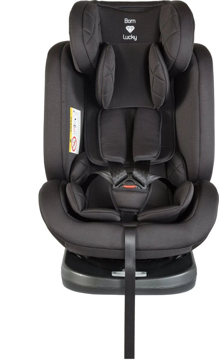 Born Lucky Meegroei Autostoel Roadline SPS ISOFIX - Groep 0/1/2/3 - 360° Draaibaar - Zwart 9 Born Lucky Meegroei Autostoel Roadline SPS ISOFIX - Groep 0/1/2/3 - 360° Draaibaar - Zwart - Afbeelding 9
