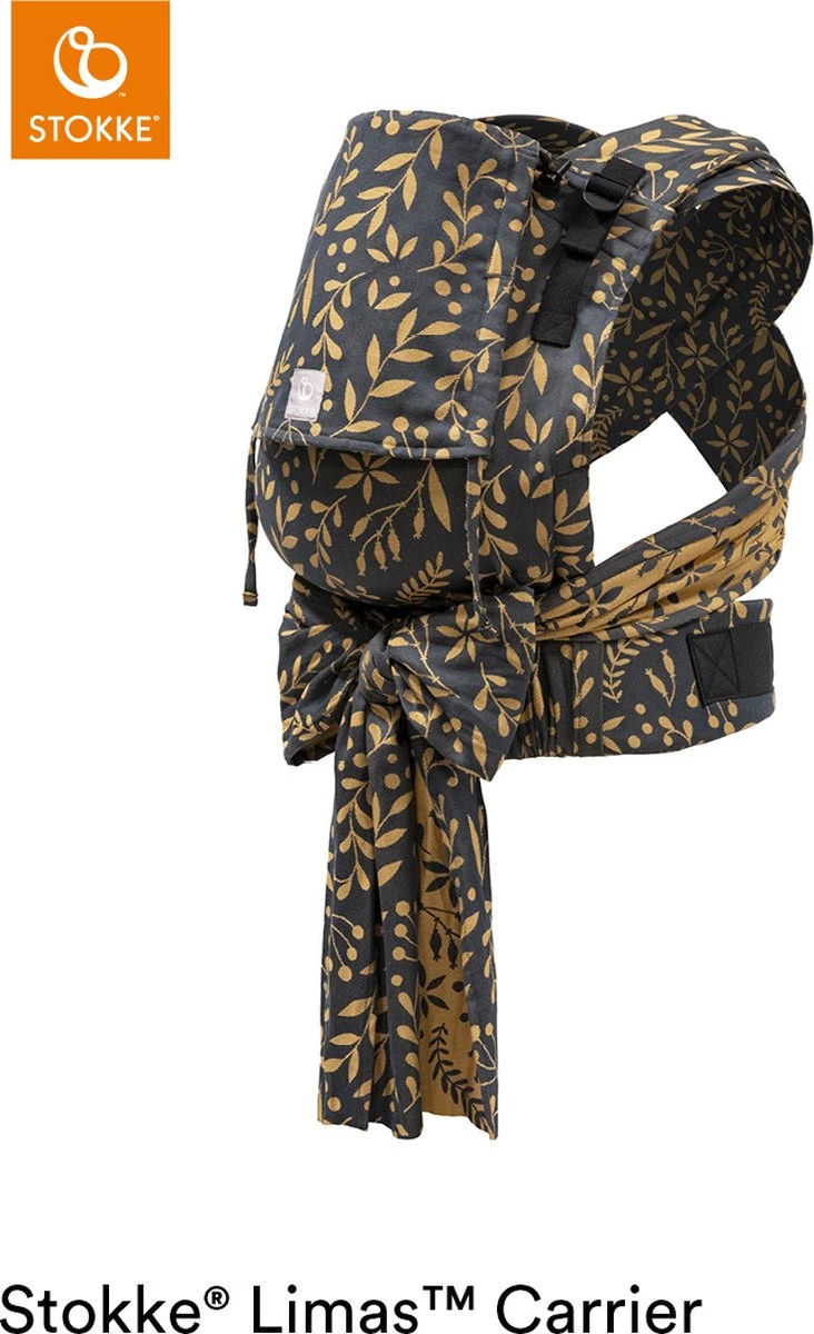 Stokke® Limas™ Babydrager Plus Floral Gold 1 Stokke® Limas™ Babydrager Plus Floral Gold